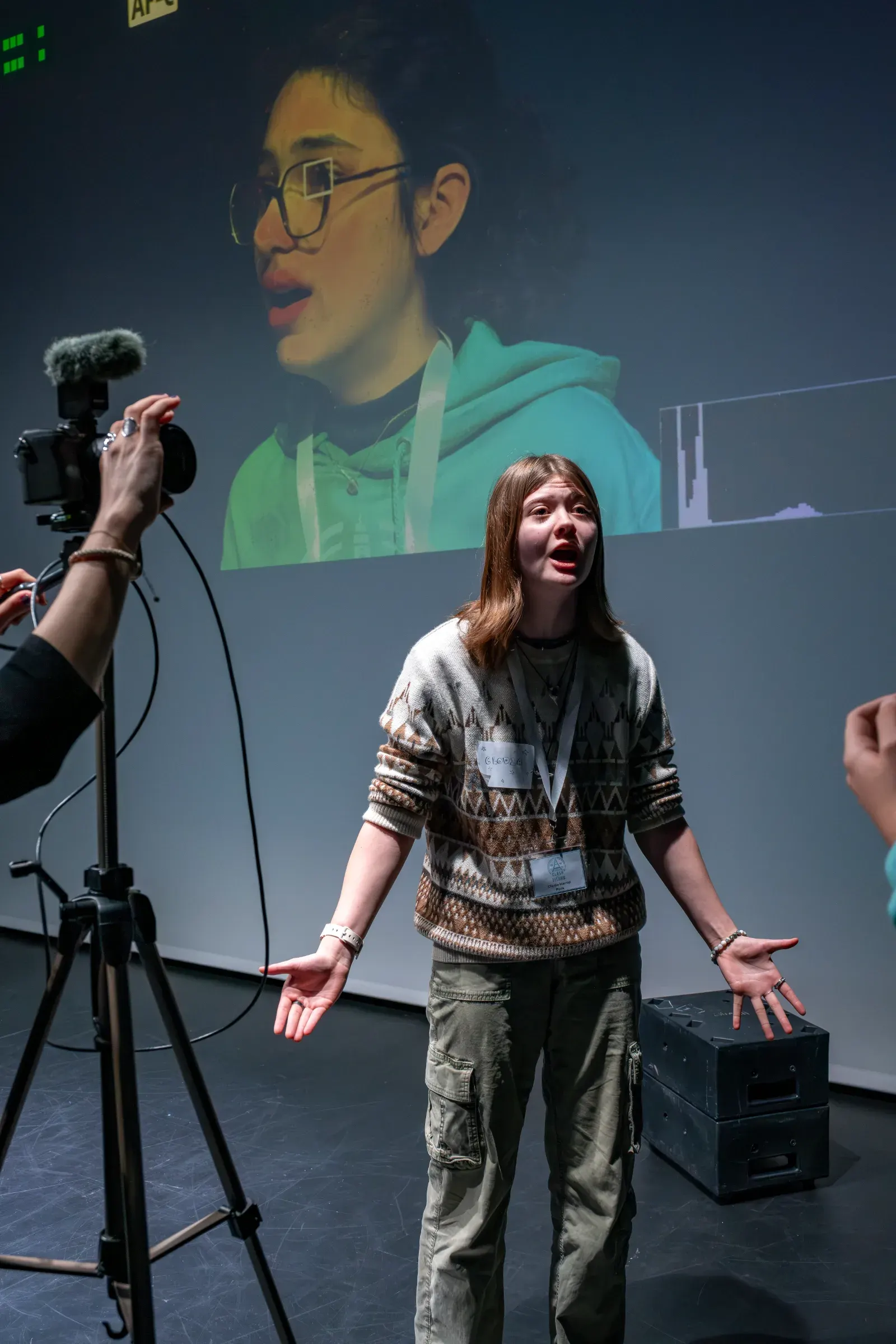 Before being casted, all actors have a intense acting workshop Thursday morning.